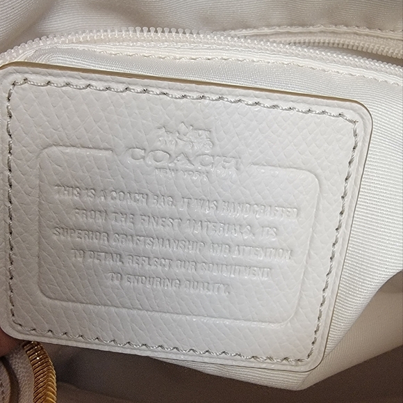 Coach small cream satchel bag - Picture 4 of 7